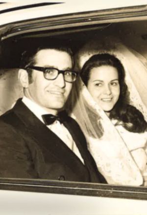 Tony getting married to his wife, Blanca